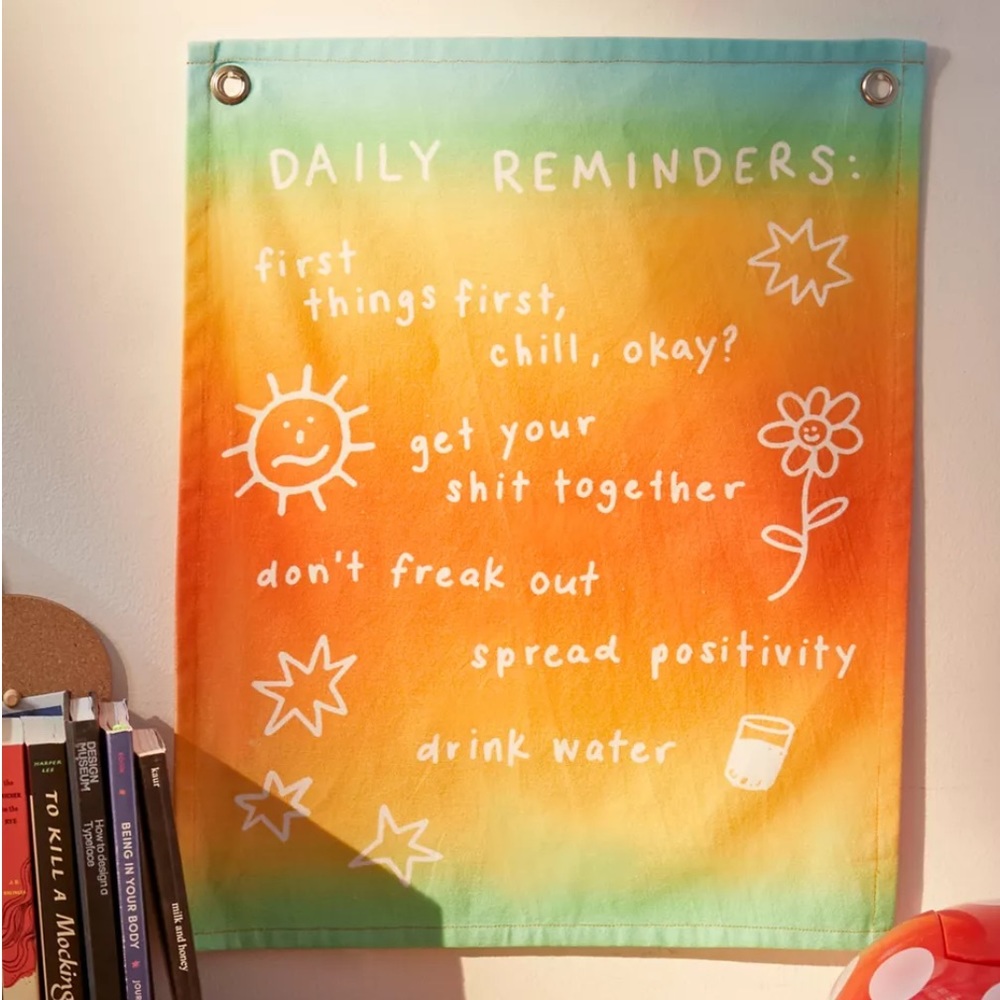 Daily Reminder Tapestry
